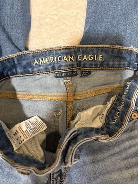 American Eagle Outfitters Light Blue Flare Jeans - Next Level Stretch